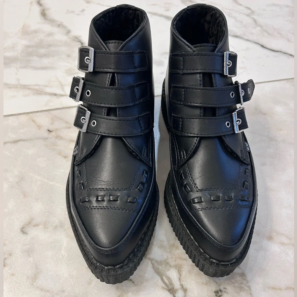 TUK 3 Buckle Pointed Creeper Boot Men Size 6 / Women Size 8 - NIB - Picture 2 of 8